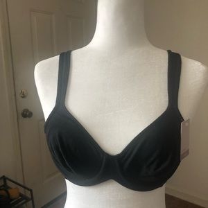 NWT Gilligan & O’Malley Black Underwire Bra 34B